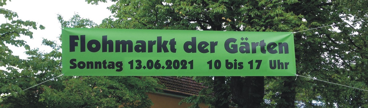 Flohmarkt der Gärten Termin