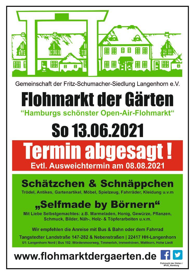 Flohmarkt der Gärten Termin